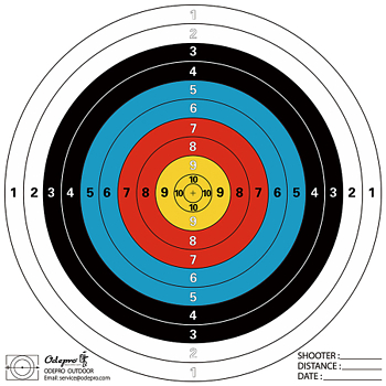 Archery Target-words