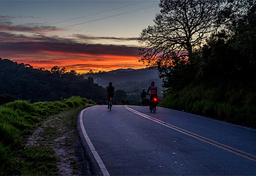 Do you always ride a bike at night?